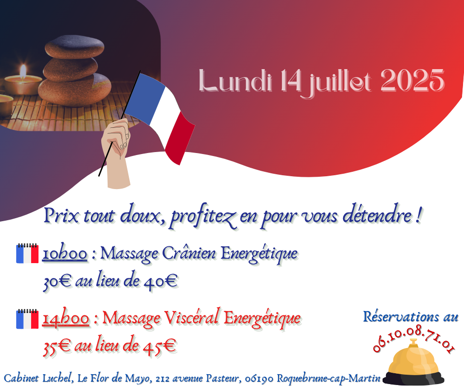 Lundi 14 juillet 2025 au cabinet