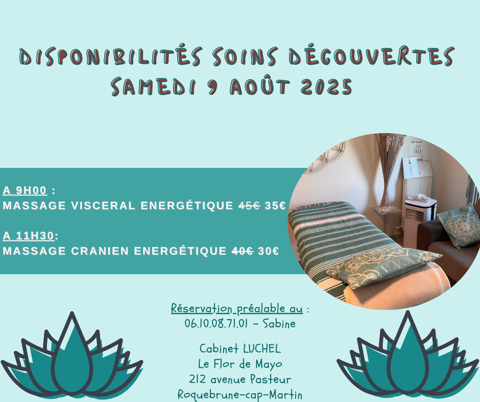 Soins découvertes samedi 9 août 2025 bis